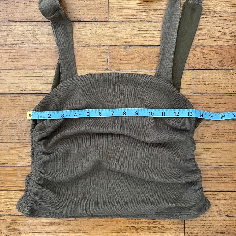 Free People Boulevard Tank Ruched Tie Strap - Picture 4 of 8